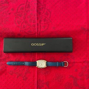 GOSSIP LEATER WATCH IN ORIGINAL CASE